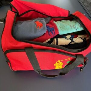 Ralph Lauren Polo Shirt Double Horse Fight Rugby Big Pony Crest